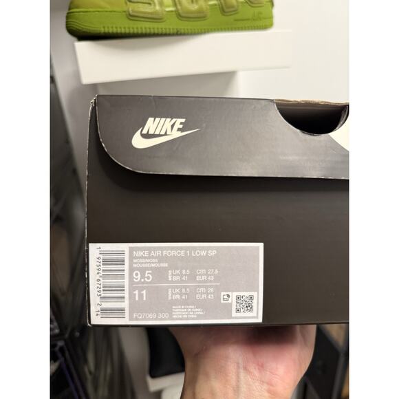 Size 9.5M -Nike Air Force 1 Low x CPFM Cactus Plant Flea Market Moss- FQ7069-300 main image 12